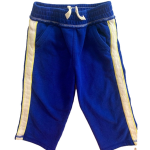Cherokee Blue White Jogger Sweat Pants with Drawstring and Pockets Toddler Sz 2T